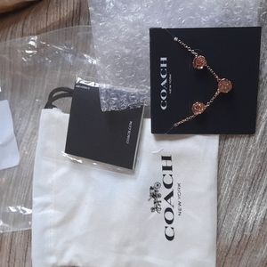 Host pick! 💞🎉 New! Coach earrings and necklace set